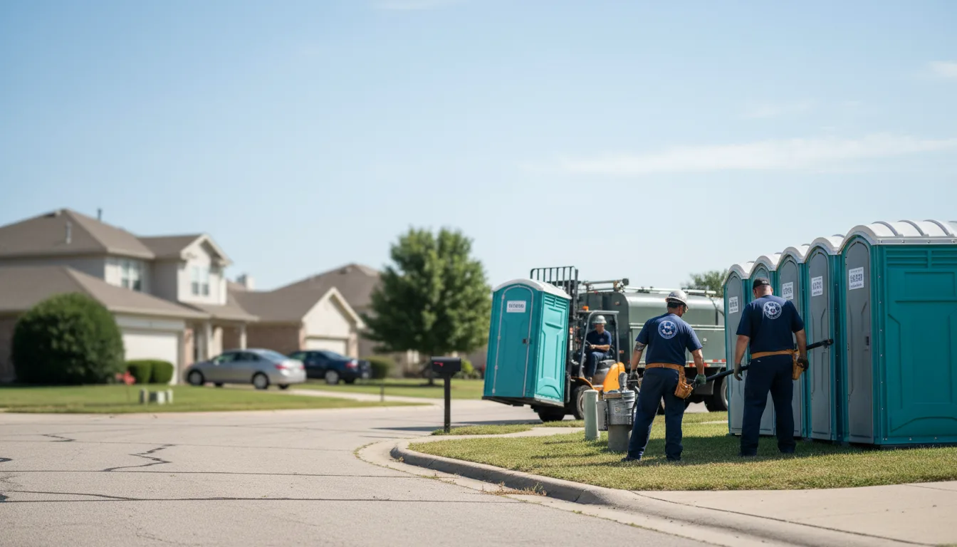 Porta Potty Rental in Farmersville, TX near me